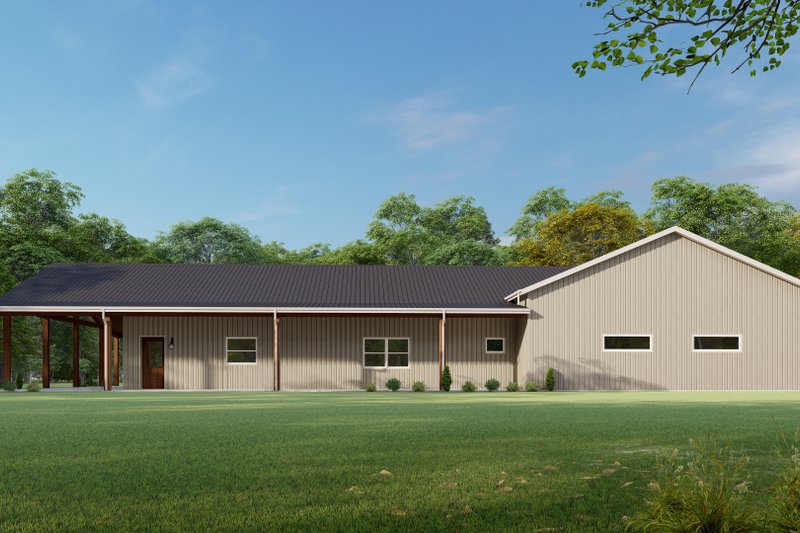 Home Plan - Exterior - Other Elevation 2 for Barndominium House Plan #1092-47 - 3 bed, 2.5 bath