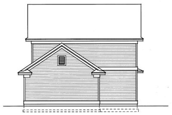 Exterior - Rear Elevation for Cottage House Plan #95-234 - 4 bed, 2.5 bath
