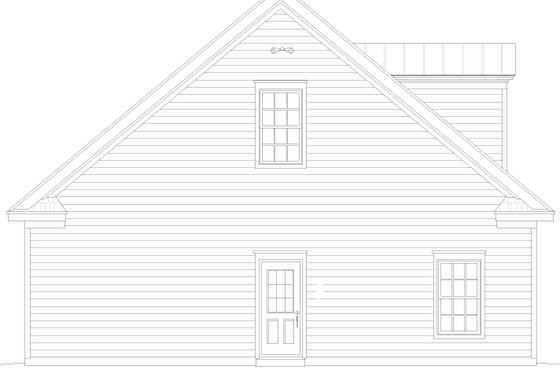 Exterior - Other Elevation for Country House Plan #932-805, 0 bath