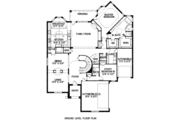European Style House Plan - 5 Beds 4.5 Baths 4338 Sq/Ft Plan #141-207 