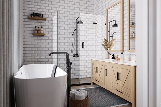 Interior - Master Bathroom for Farmhouse House Plan #23-2773 - 4 bed, 3 bath