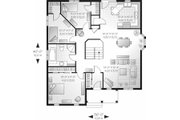 Cottage Style House Plan - 3 Beds 1 Baths 1321 Sq/Ft Plan #23-688 