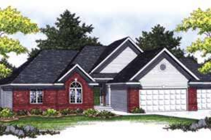 Home Plan - Traditional Exterior - Front Elevation Plan #70-830