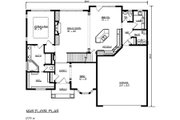 European Style House Plan - 3 Beds 2.5 Baths 3117 Sq/Ft Plan #320-483 