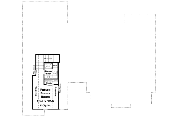 Floor Plan - Other Floor for Traditional House Plan #21-272 - 4 bed, 2.5 bath