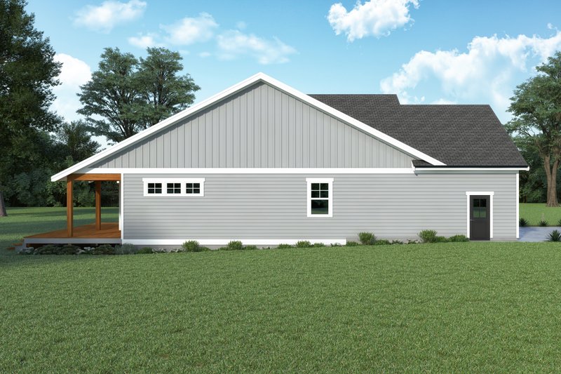 Architectural House Design - Exterior - Other Elevation for Farmhouse House Plan #1070-165 - 3 bed, 2 bath