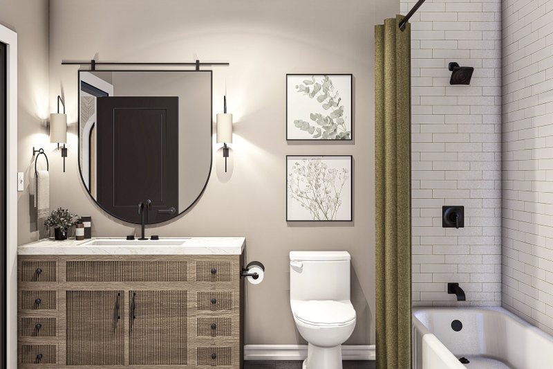 House Plan Design - Interior - Bathroom for Modern House Plan #455-474 - 1 bed, 1 bath