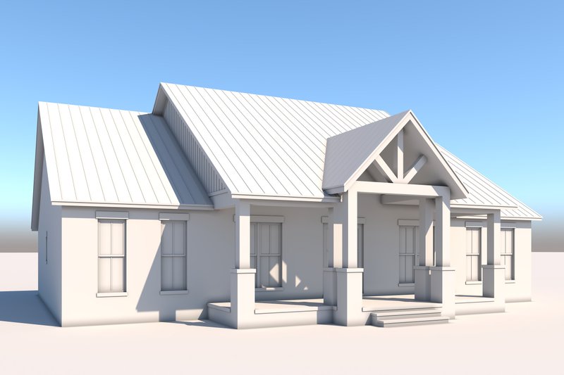 Dream House Plan - Exterior - Front Elevation 9 for Farmhouse House Plan #430-322 - 3 bed, 2.5 bath