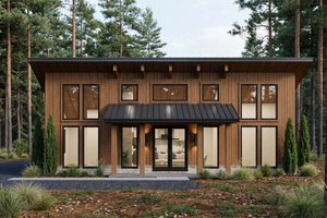 Home Plan - Modern Exterior - Front Elevation Plan #923-471