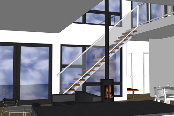 Interior - Other for Modern House Plan #909-8 - 3 bed, 2.5 bath