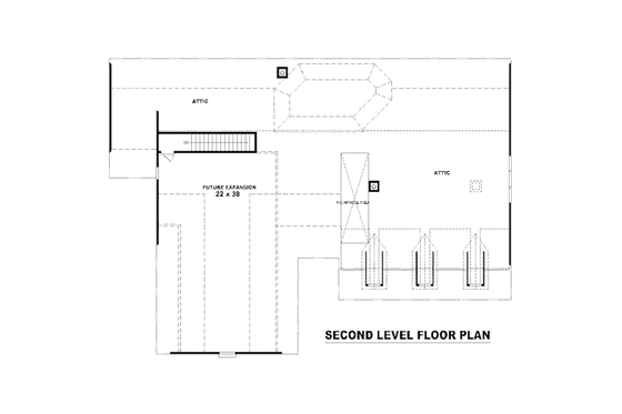 Floor Plan - Other Floor for Traditional House Plan #81-13826 - 3 bed, 2.5 bath