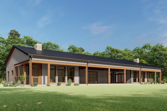 Exterior - Other Elevation 5 for Ranch House Plan #1092-55 - 2 bed, 3 bath
