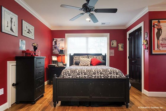 Interior - Bedroom for European House Plan #929-34 - 3 bed, 2.5 bath