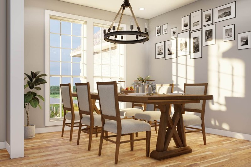 Dream House Plan - Interior - Dining Room for Traditional House Plan #17-1148 - 4 bed, 2 bath