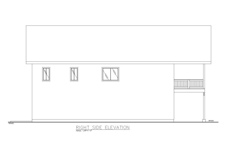 Home Plan - Exterior - Other Elevation 1 for Southern House Plan #117-917 - 3 bed, 2.5 bath