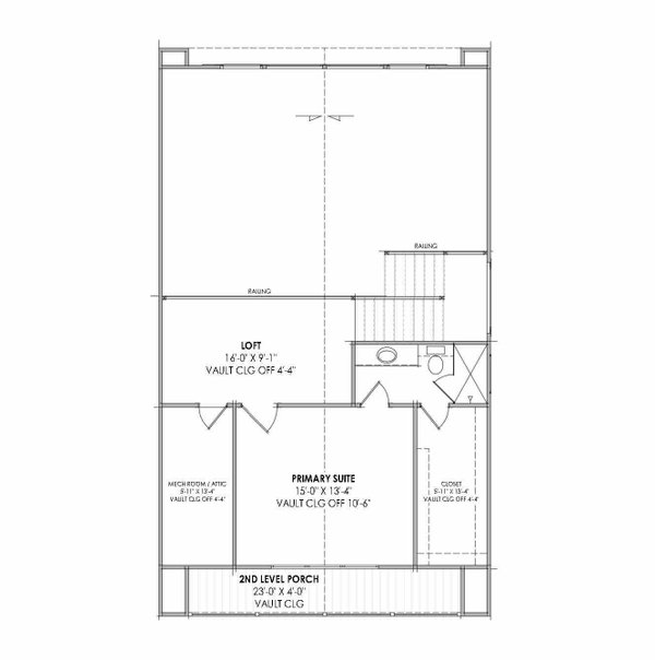 Architectural House Design - Floor Plan - Other Floor for Modern House Plan #1096-197 - 3 bed, 2 bath