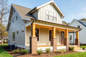 Exterior - Front Elevation 3 for Craftsman House Plan #461-75 - 4 bed, 3 bath