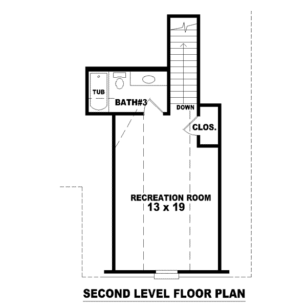 European Floor Plan - Upper Floor Plan #81-1546