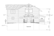 Cabin Style House Plan - 6 Beds 5.5 Baths 4074 Sq/Ft Plan #123-121 