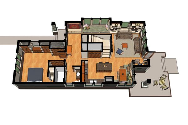 Craftsman Floor Plan - Other Floor Plan #454-13