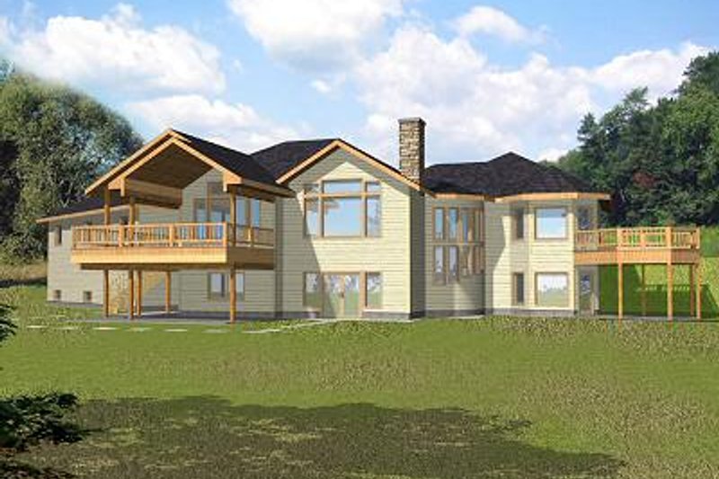 Dream House Plan - Bungalow Exterior - Front Elevation Plan #117-518