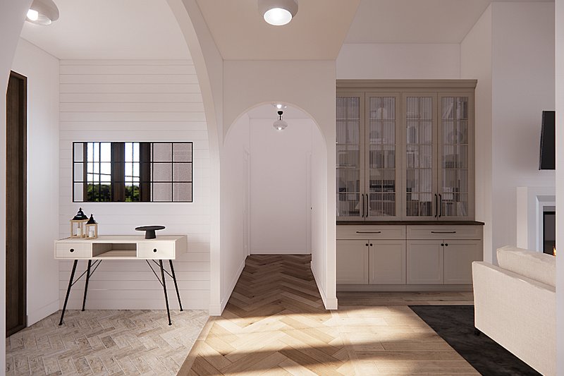 Home Plan - Interior - Entry 1 for European House Plan #23-2794 - 4 bed, 2.5 bath