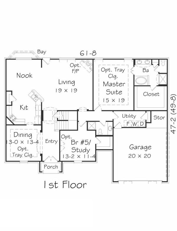 Floor Plan - Main Floor Plan #329-374