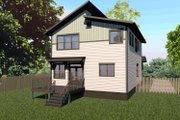 Modern Style House Plan - 5 Beds 3 Baths 2441 Sq/Ft Plan #79-370 Exterior 