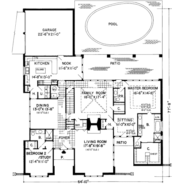 Floor Plan - Main Floor Plan #312-111