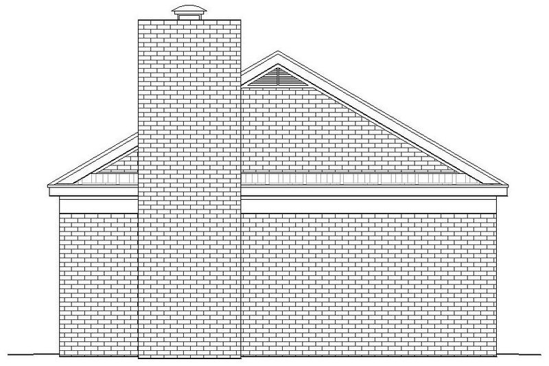 Architectural House Design - Exterior - Other Elevation for Country House Plan #932-135, 0.5 bath