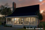 Country Style House Plan - 3 Beds 2 Baths 1338 Sq/Ft Plan #929-112 Exterior 