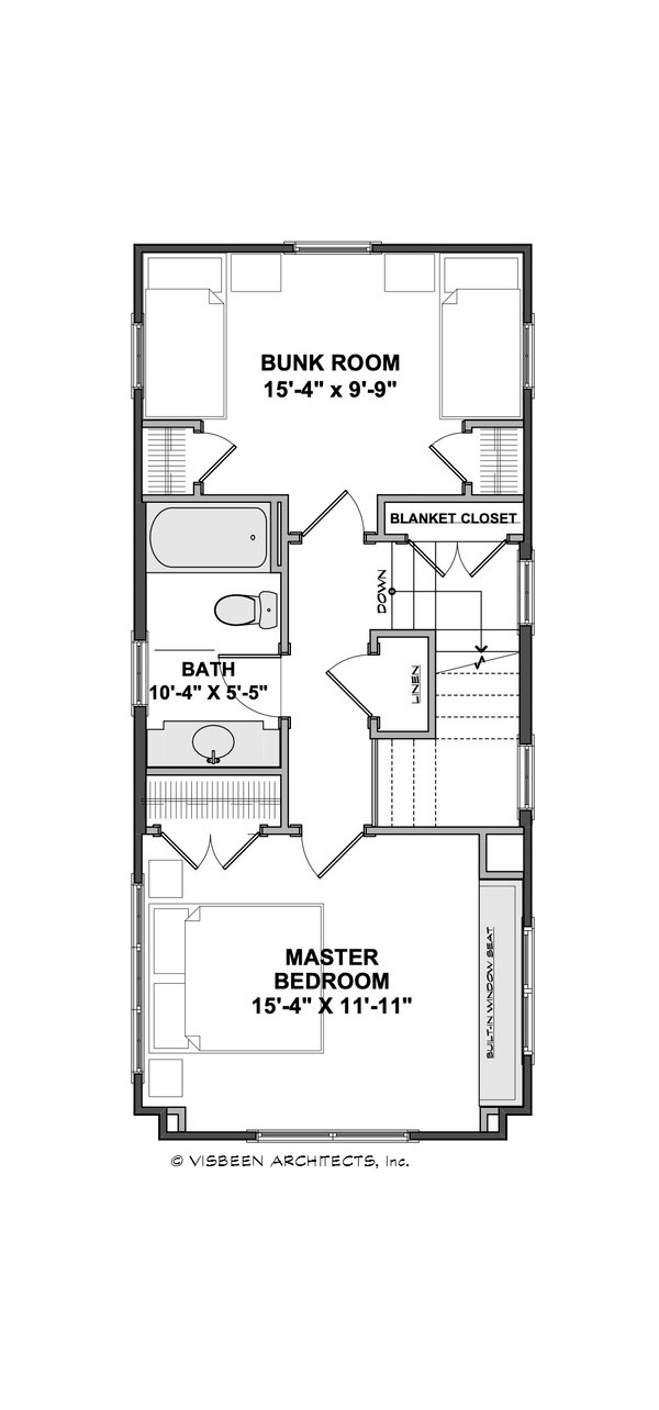 Cottage Floor Plan - Upper Floor Plan #928-370