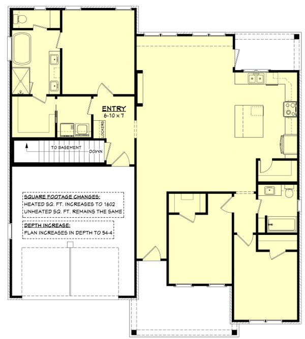Home Plan - Floor Plan - Other Floor for Farmhouse House Plan #430-433 - 3 bed, 2 bath