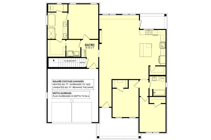 Home Plan - Floor Plan - Other Floor for Farmhouse House Plan #430-433 - 3 bed, 2 bath