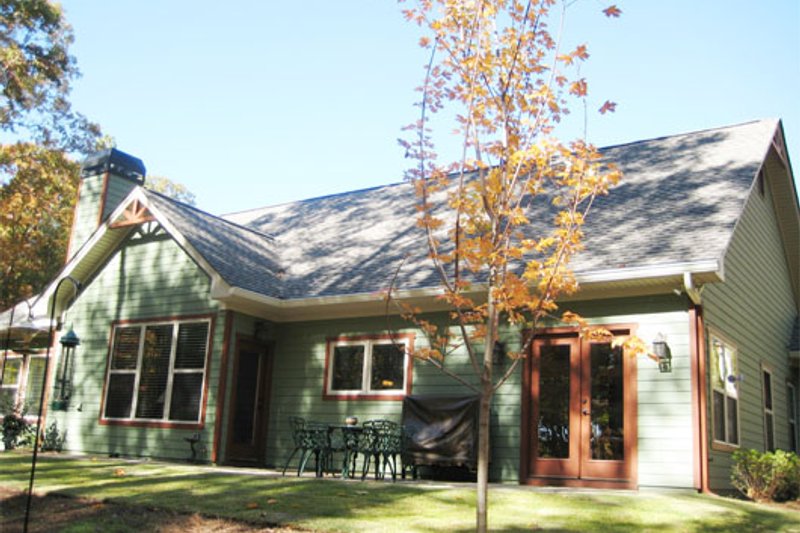 Architectural House Design - Exterior - Rear Elevation for Craftsman House Plan #437-52 - 3 bed, 2.5 bath
