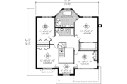 Traditional Style House Plan - 4 Beds 2.5 Baths 2727 Sq/Ft Plan #25-2110 