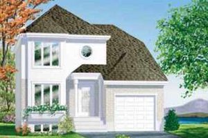 European Exterior - Front Elevation Plan #25-2133