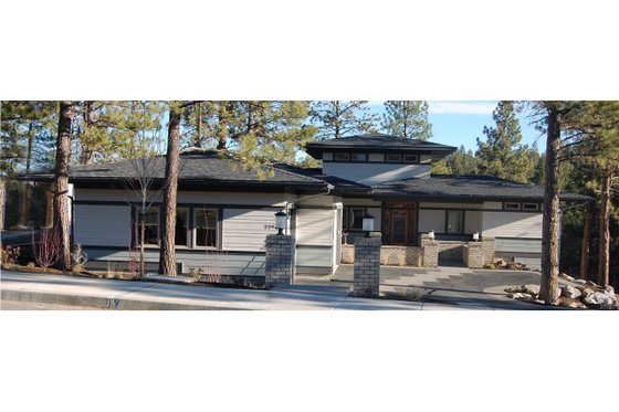 Exterior - Other Elevation for Prairie House Plan #895-7 - 3 bed, 2.5 bath