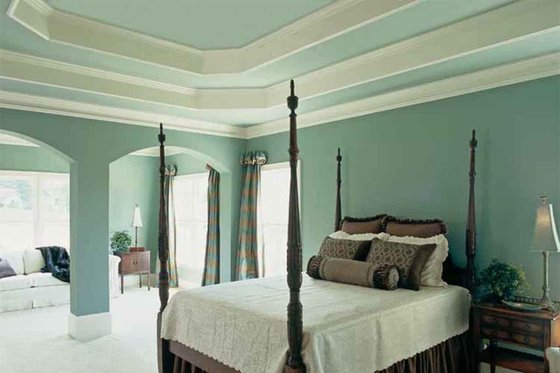 Interior - Master Bedroom for European House Plan #927-24 - 5 bed, 4.5 bath