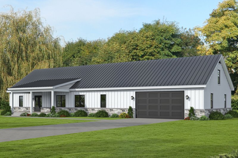 Home Plan - Contemporary Exterior - Front Elevation Plan #932-1215