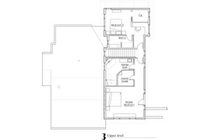 Floor Plan - Upper Floor for Craftsman House Plan #902-2 - 4 bed, 3 bath