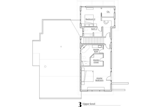 Floor Plan - Upper Floor for Craftsman House Plan #902-2 - 4 bed, 3 bath