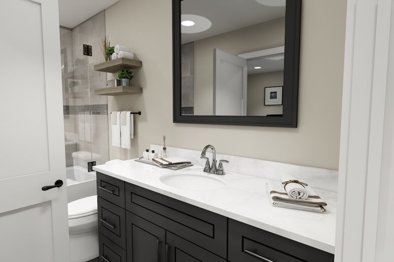 House Design - Interior - Bathroom 2 for Farmhouse House Plan #51-1377 - 3 bed, 2.5 bath