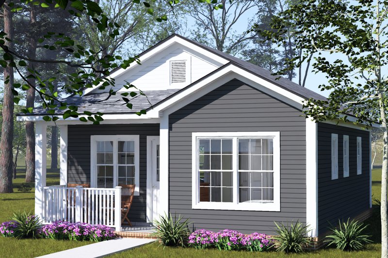 Home Plan - Exterior - Other Elevation 1 for Cottage House Plan #513-2480 - 2 bed, 2 bath