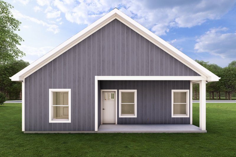 Architectural House Design - Exterior - Rear Elevation for Farmhouse House Plan #1127-11 - 3 bed, 2 bath