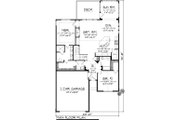 Traditional Style House Plan - 2 Beds 1.75 Baths 1662 Sq/Ft Plan #70-1110 
