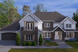 Traditional Exterior - Front Elevation Plan #1060-344