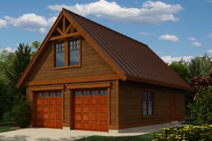 Architectural House Design - Craftsman Exterior - Front Elevation Plan #118-124