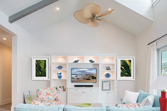 Interior - Family Room 1 for Cottage House Plan #938-87 - 4 bed, 3 bath