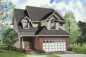Traditional Exterior - Front Elevation Plan #17-422